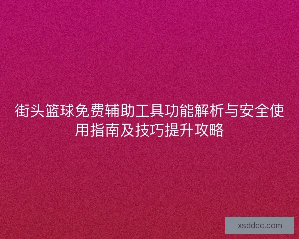 街头篮球免费辅助工具功能解析与安全使用指南及技巧提升攻略