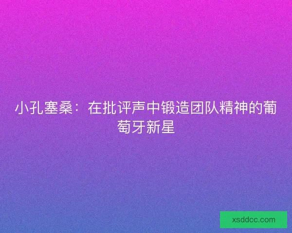 小孔塞桑：在批评声中锻造团队精神的葡萄牙新星